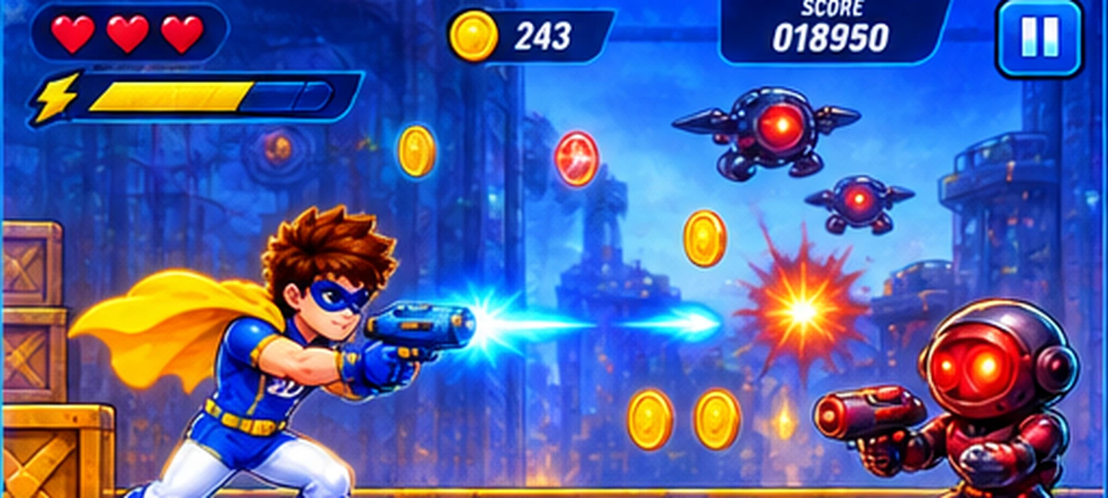 2D Hero Shoot with the official 2D Hero facing robot targets